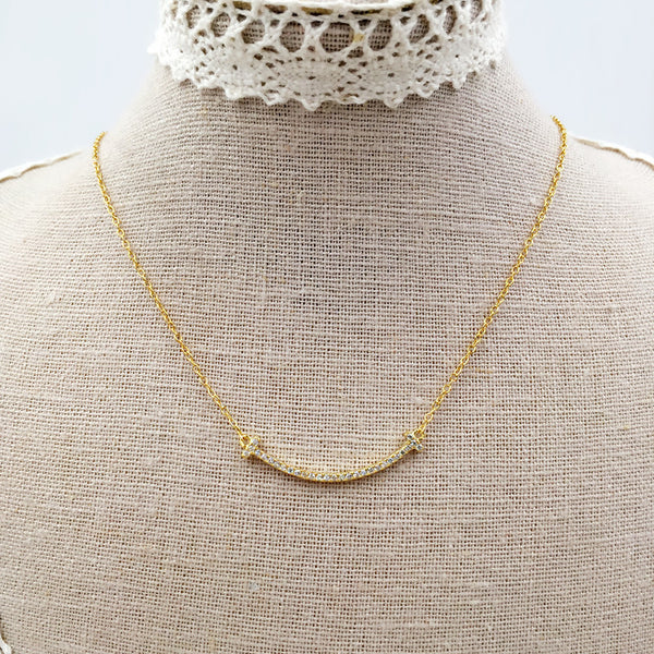 う*め様 CURVE BAR NECKLACE　（アンティーク） CURVE BAR NECKLACE （アンティーク）