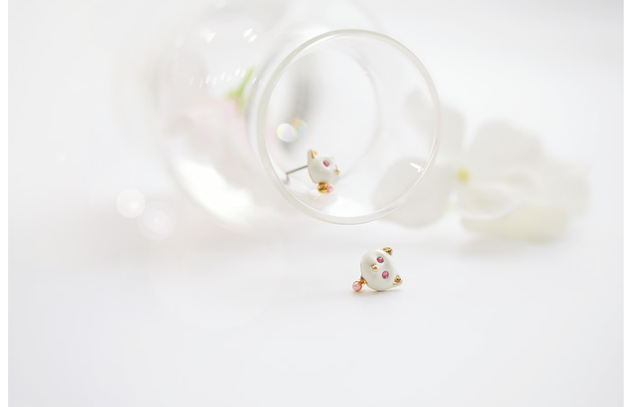 Micky Cat Earring