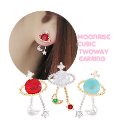 Moonrise Cubic Earring