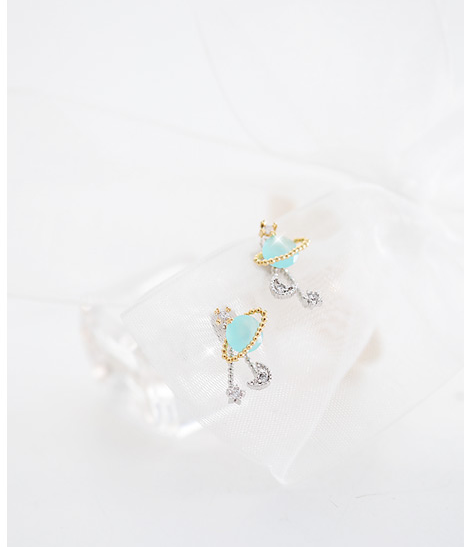 Moonrise Cubic Earring