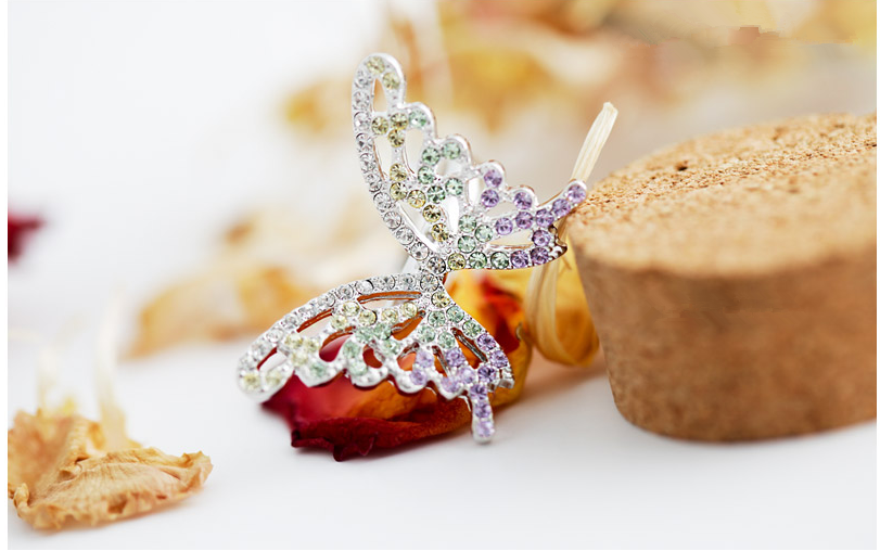 Rainbow Butterfly Ring