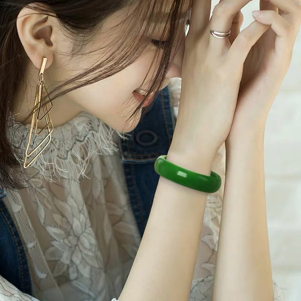 Hetian Jade Bracet Verdant