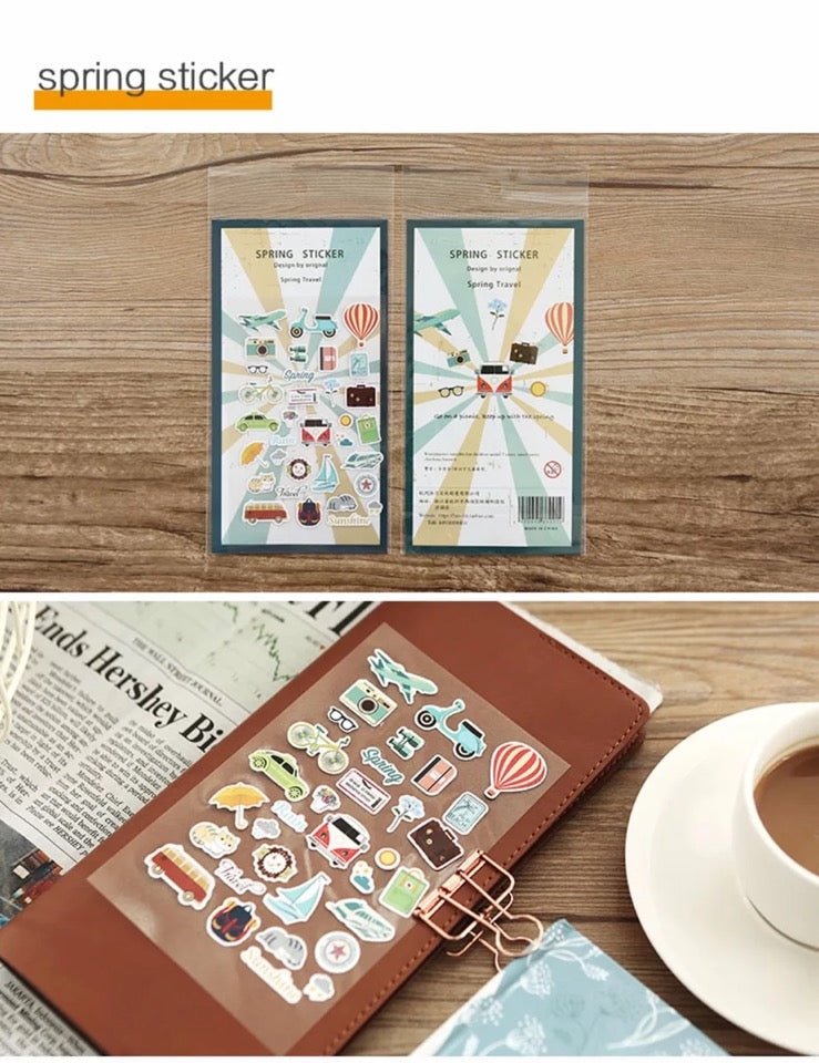 Travel Around The World Stickers