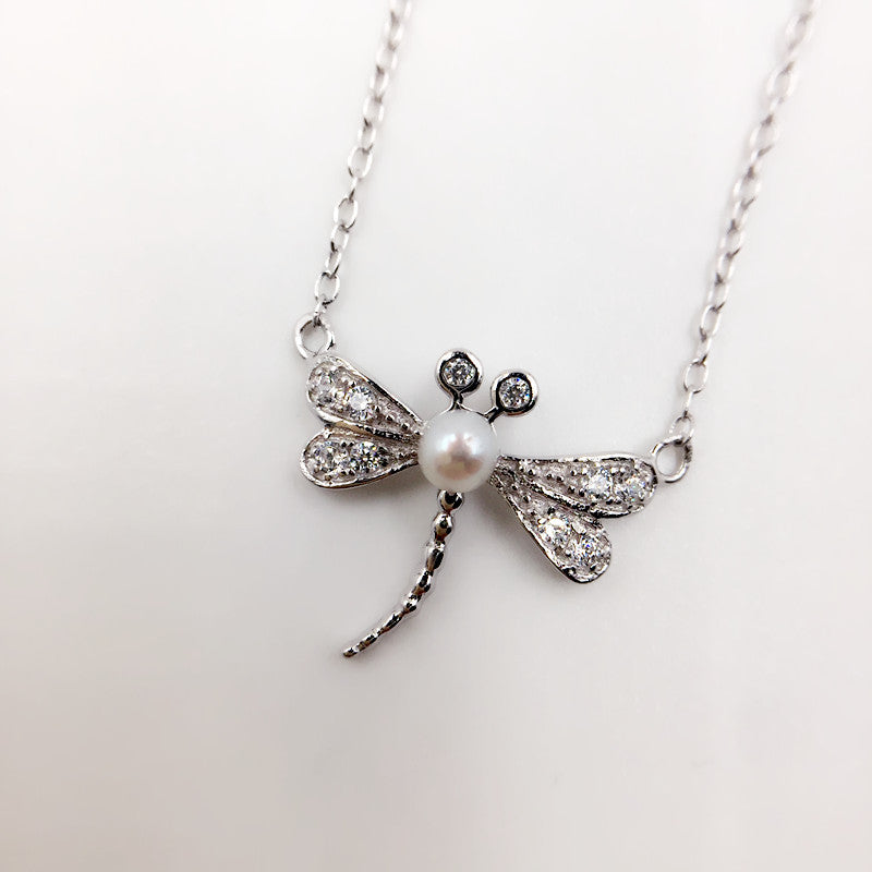 Sterling Silver Dragonfly Necklace
