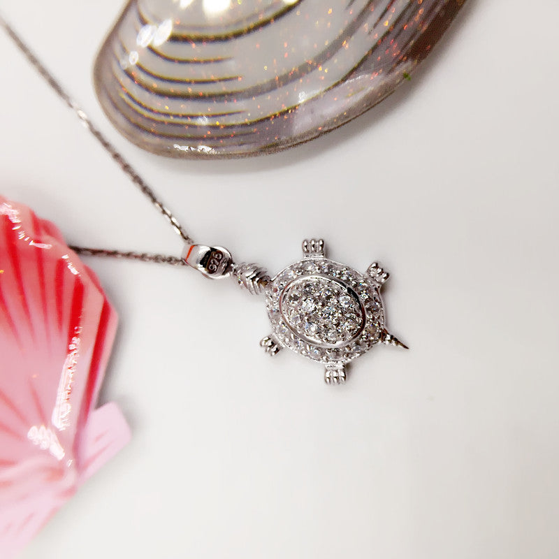 Sterling Silver Turtle Necklace