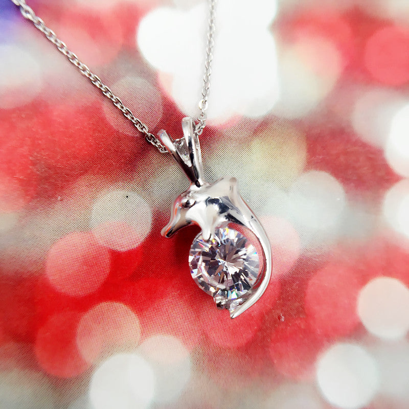 Sterling Silver Dolphin Necklace