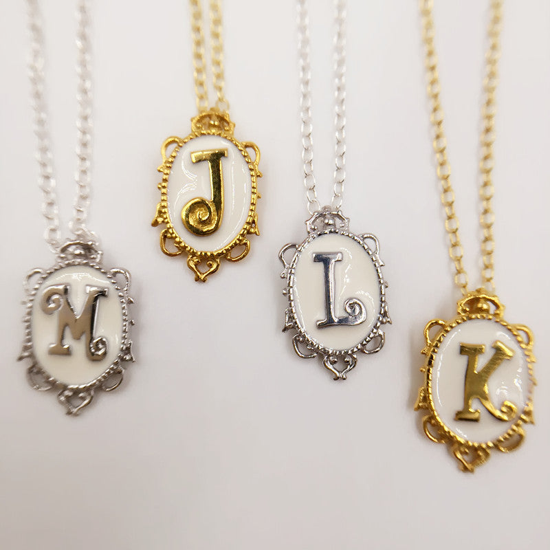 Victorian Initial Necklace