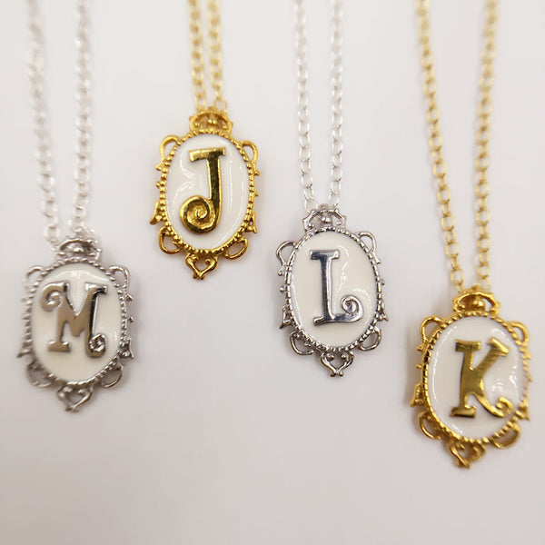 Victorian Initial Necklace