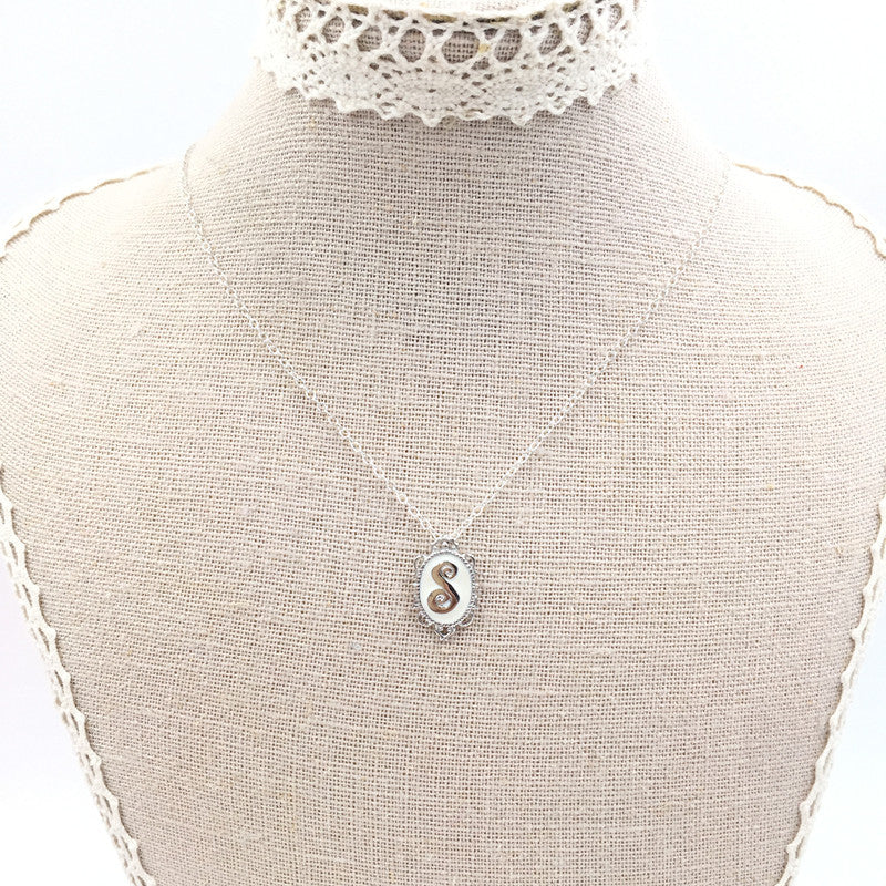 Victorian Initial Necklace