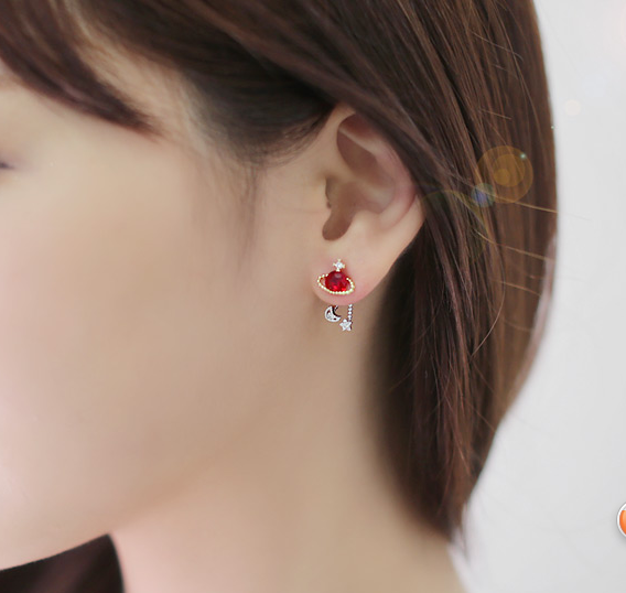 Moonrise Cubic Earring