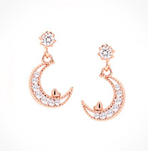 Mini Crescent Earring