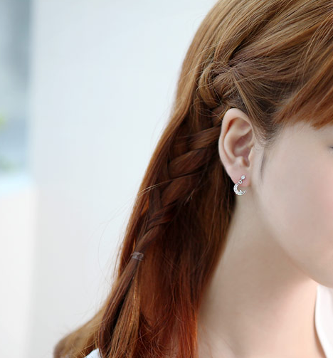 Mini Crescent Earring