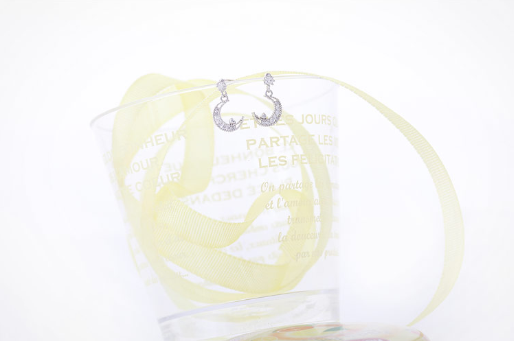 Mini Crescent Earring