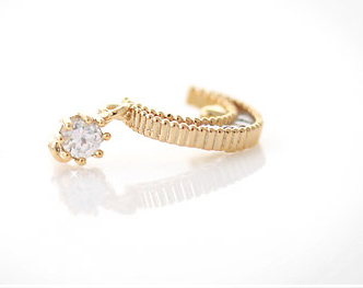 Mini Crescent Earring